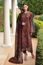 Y-906 | 3PC Unstitched Luxury Lawn Collection Riwayat By Ramsha
